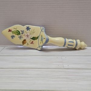 Capriware Hand Painted Ceramic Cake Server Replacement For Bakeware Set